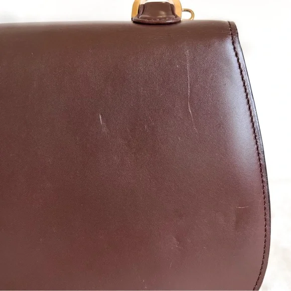 GUCCI 1947 BAMBOO TOP HANDLE TWO WAY MEDIUM BAG - Picture 12 of 17